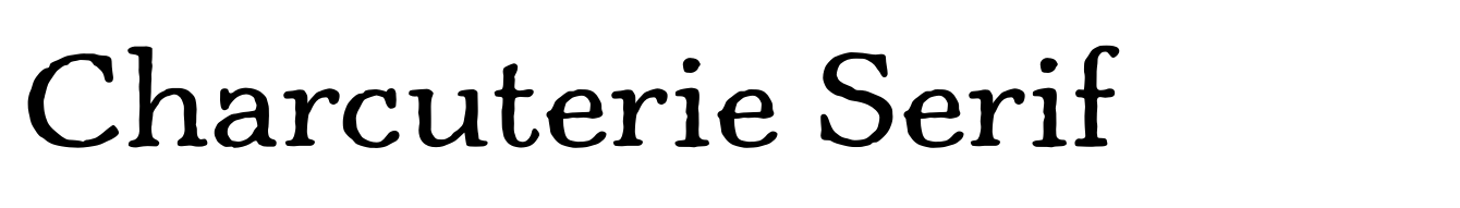 Charcuterie Serif